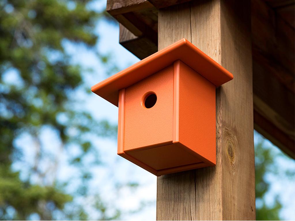 modern birdhouse