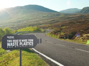 macruber recycled plastic roads
