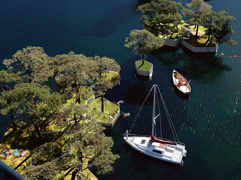 Floating Copenhagen Islands