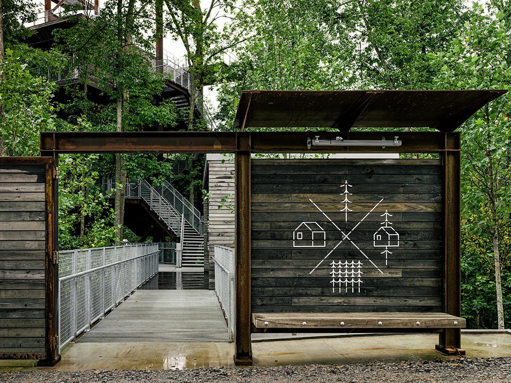 sustainable treehouse centre