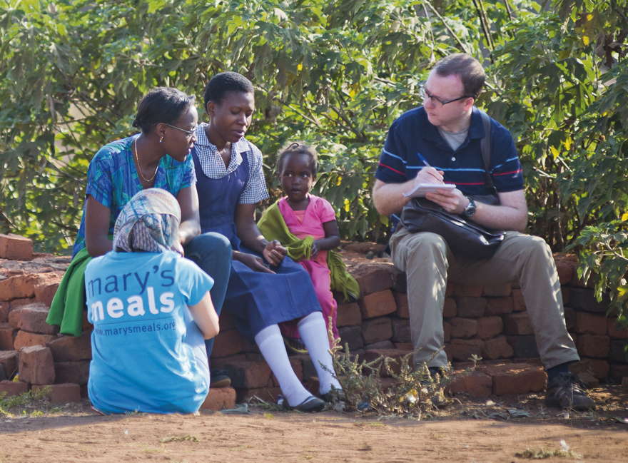 My Weekly's Stuart Johnstone visited Zambia in September, 2015 Pic: Chris Watt