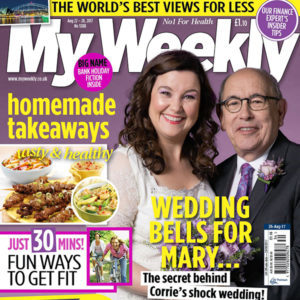 Cover of August 26 issue with Mary and Norris from Coronation Street