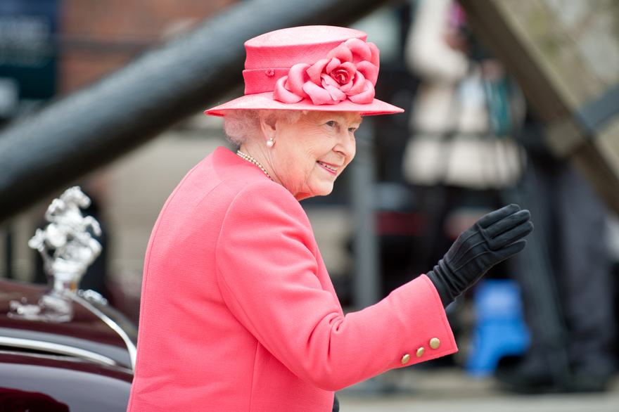 Coral is a favourite shade for The Queen Pic: Rex/Shutterstock