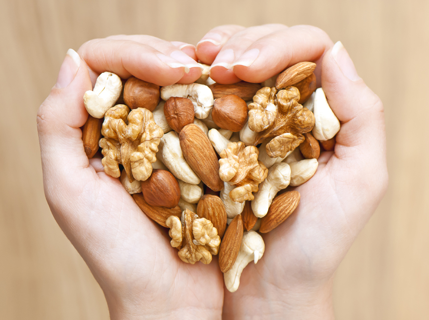 Add nuts to your diet Pic: Rex/Shutterstock