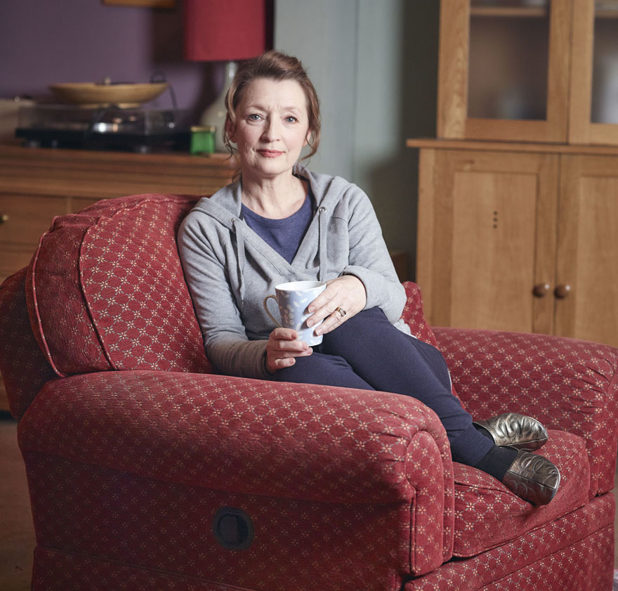 Cathy (Lesley Manville), (C) Big Talk Productions Pic: Adam Lawrence