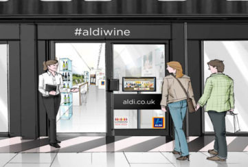 Aldi Wine Pop-up Shop