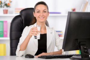 Swap coffee for water in the office Pic: Rex/Shutterstock