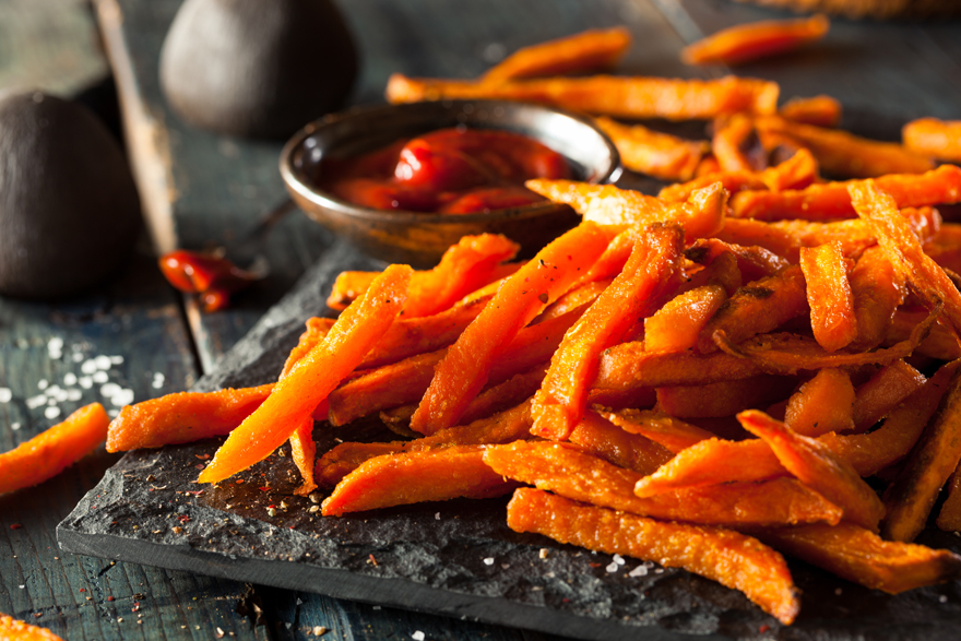 Sweet potato fries Pic: Shutterstock