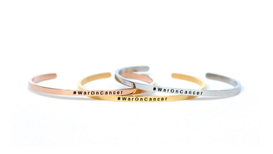 #WarOnCancer bracelets