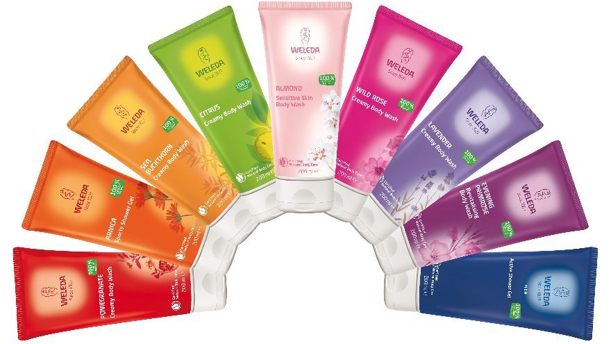 weleda bodywashes