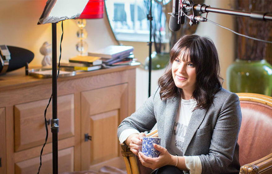 Broadcaster Anna Richardson, whose father suffered a stroke