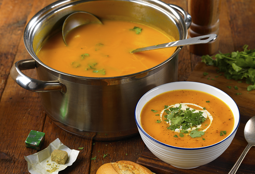 David's Carrot and Coriander soup