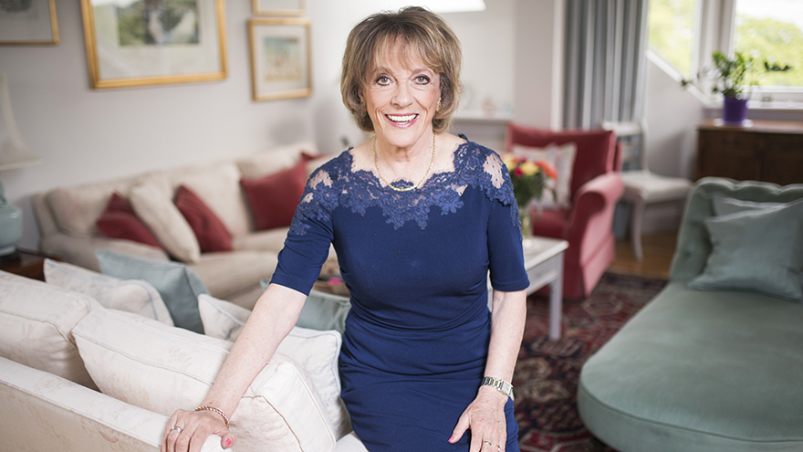 Dame Esther Rantzen with Be Clear on Cancer