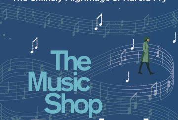 The Music Shop title showing music notes