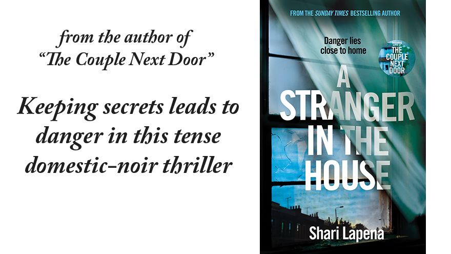 A Stranger In The House cover and quote