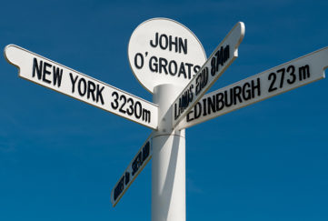 Signpost at John O'Groats