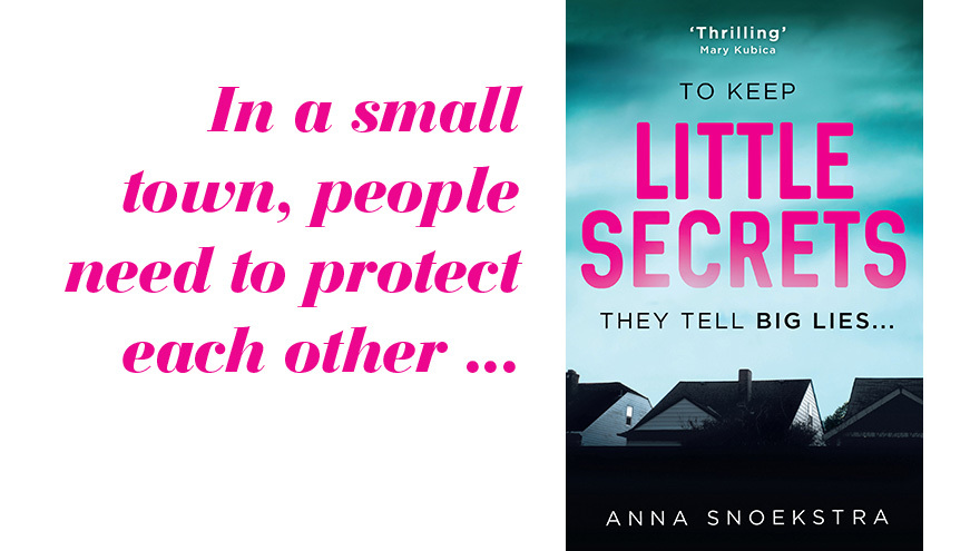 Little secrets book cover and quote