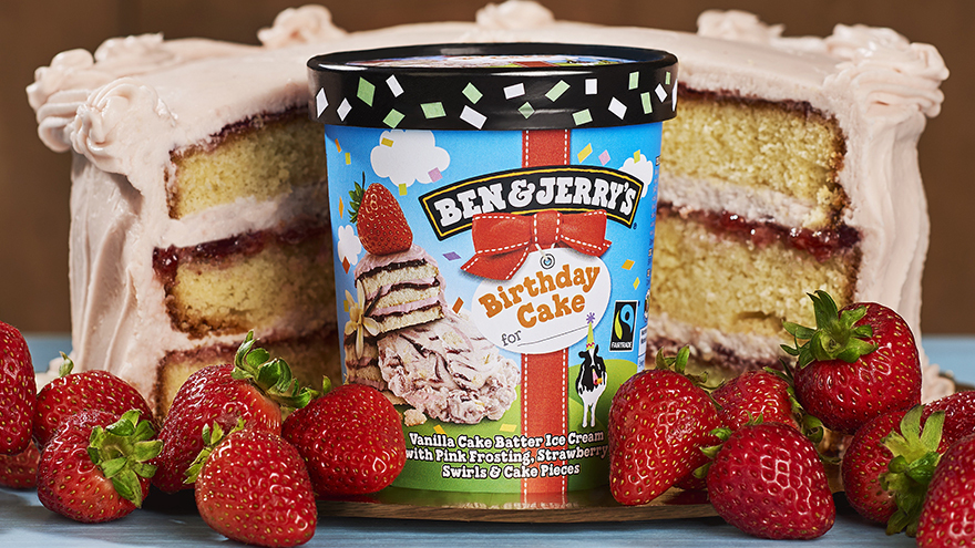 Ben & Jerry's new Brithday Cake ice cream