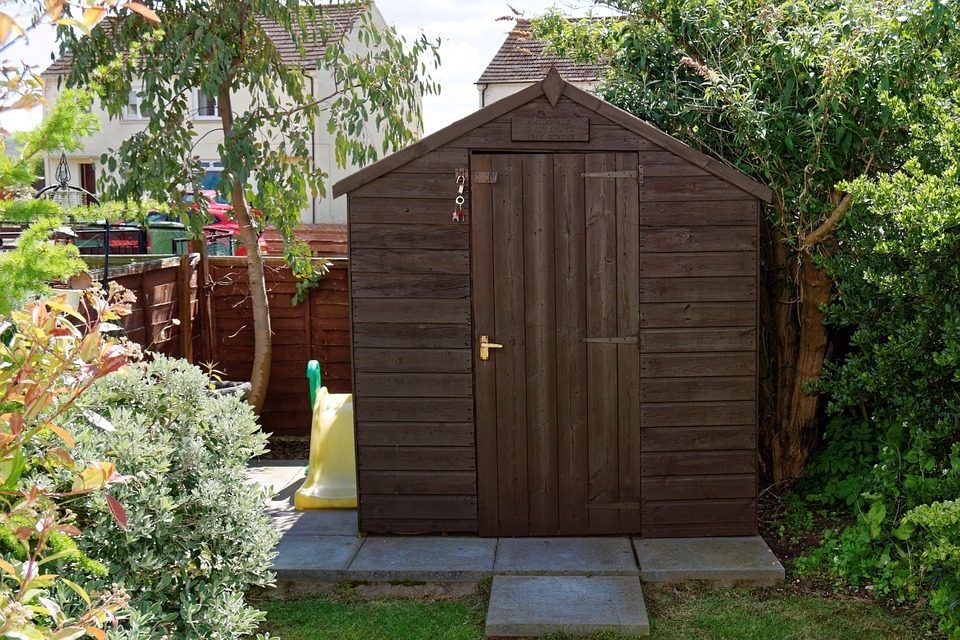 Gardening Shed Green Garden Home Outdoor Yard