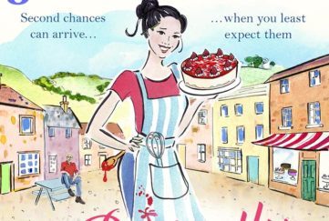 the perfectly imperfect woman, cartoon of woman holding cheesecake