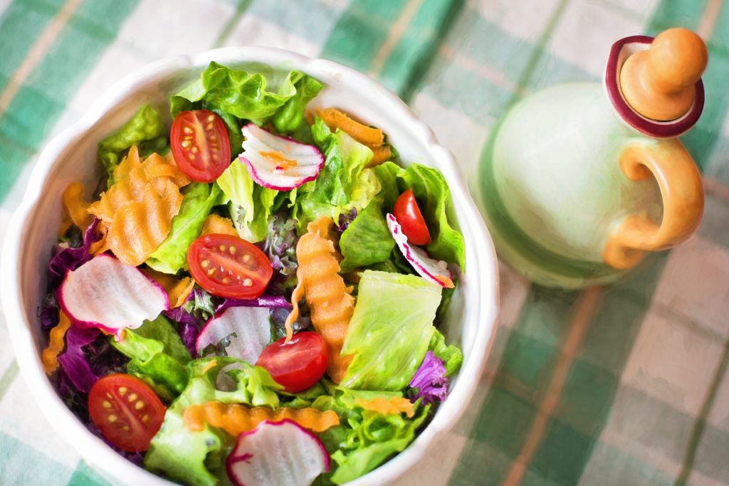 Fruit and vegetable salad