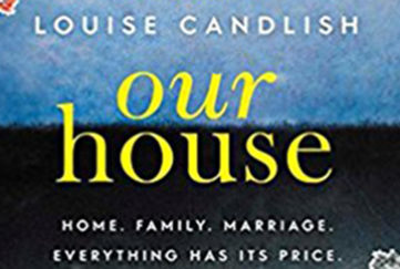 close-up of our house book cover