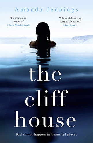 Cover of The Cliff House, showing a woman in the sea