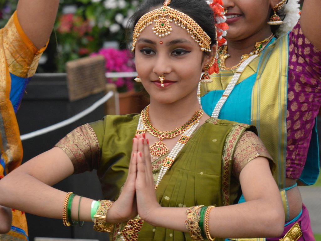 Indian dancing girl