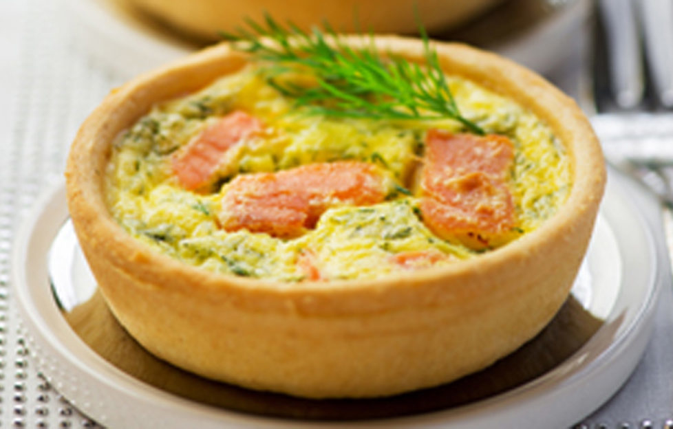 Smoked Salmon and Dill Tartlets