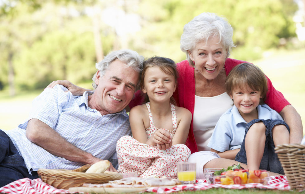 Grandparents And Grandchildren Enjoying Picnic Together Pic: Istockphoto