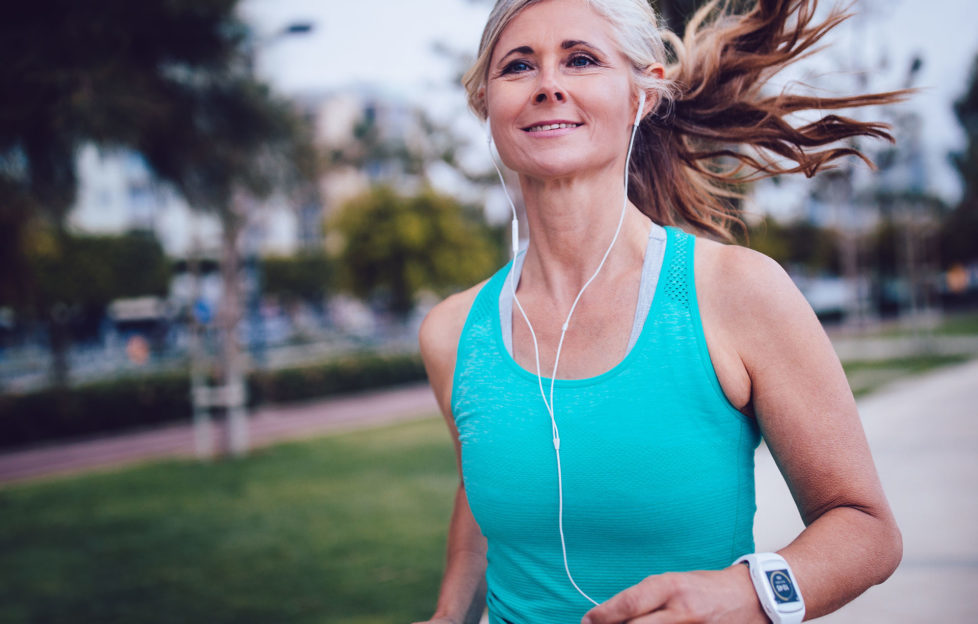 woman running