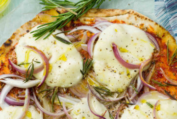 Rosemary and Red Onion Pizza