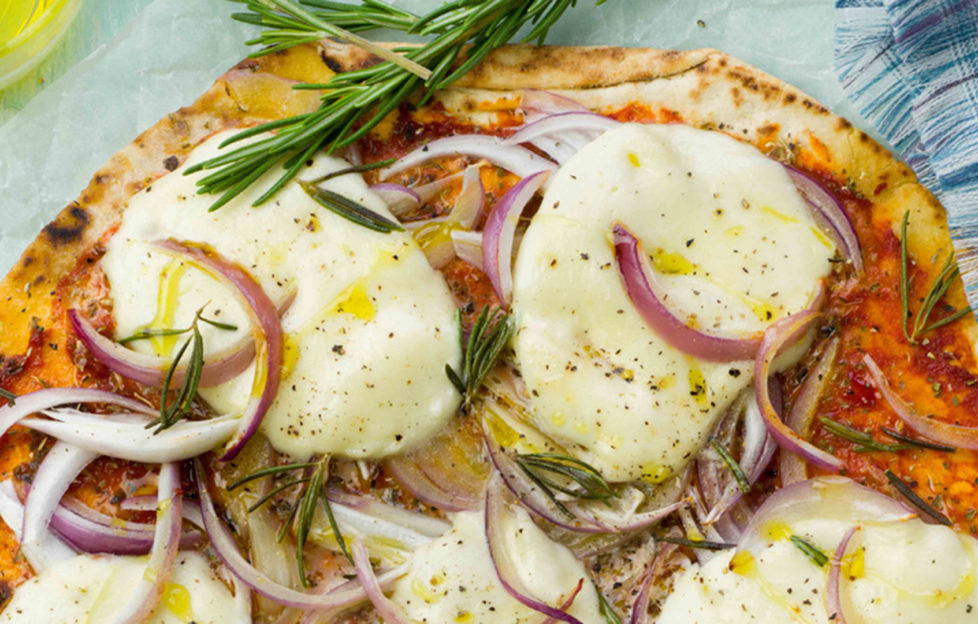 Rosemary and Red Onion Pizza