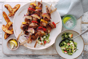 Honey Mustard Lamb Kebab