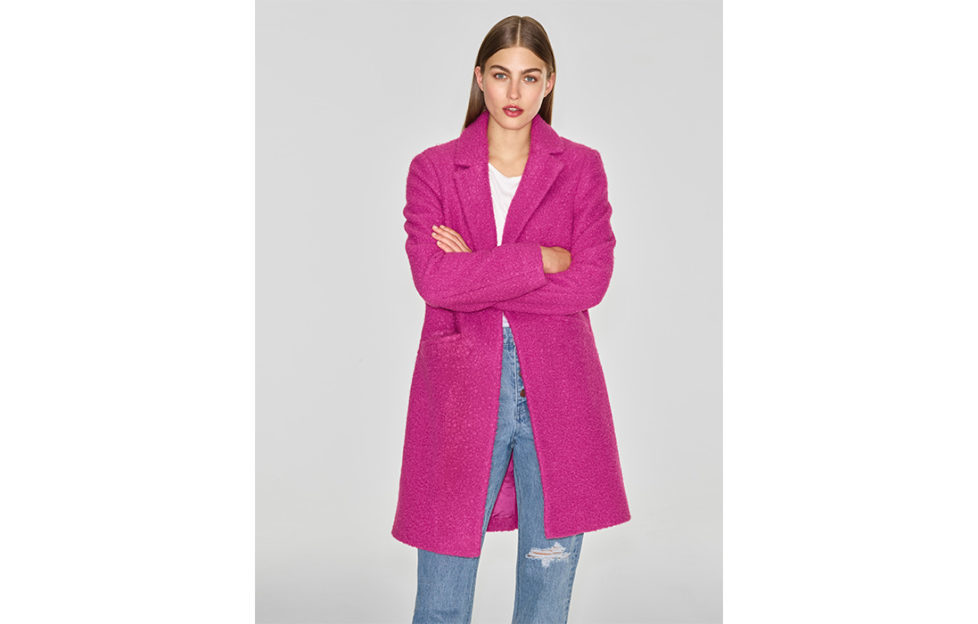 pink coat