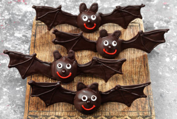 Chocolate bats for Halloween