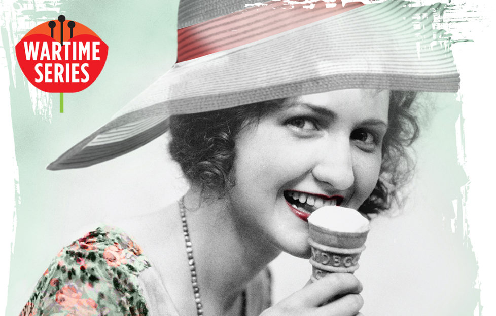 An old photo with a lady eating an ice cream Pictures: Getty Images, Mandy Dixon