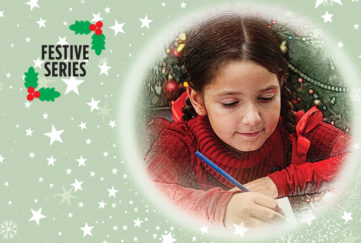 A little girl writing to Santa Illustration: Istockphoto, Mandy Dixon