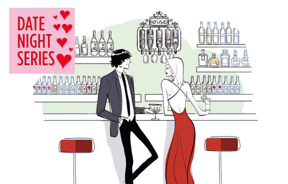 Man and woman at bar Illustration: Getty Image, Mandy Dixon