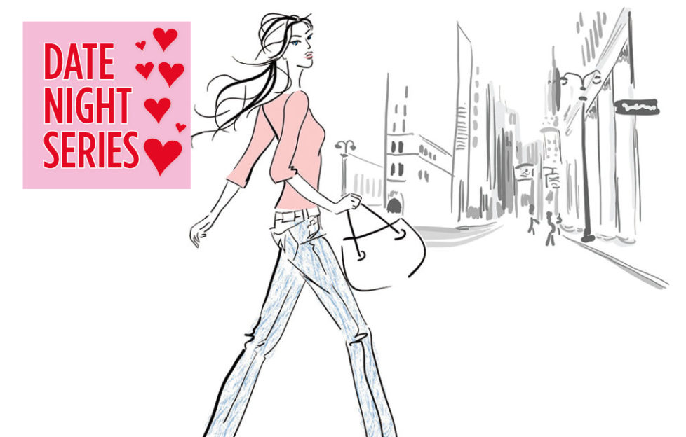 Woman walking confidentily through city Illustration: Istockphoto