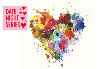 A heart illustration made with paint and flower shapes Illustration: Istockphoto