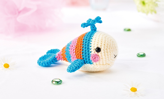 The Crocheted Whale, designed by Sarah Jane Hicks
