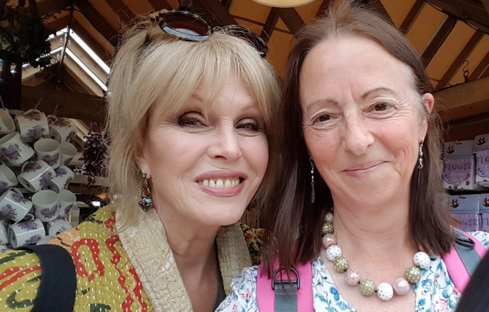 Susie White and Joanna Lumley