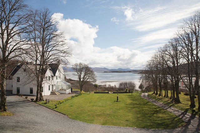 The view from Kinloch Lodge