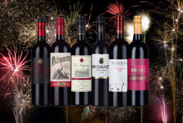 6 red wines with fireworks background Pic: Istockphoto