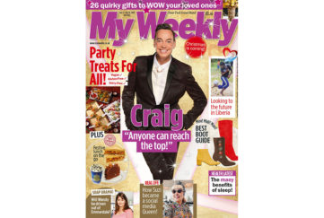 Cover of My Weekly latest issue December 3 with Craig Revel Horwood and party food for special diets