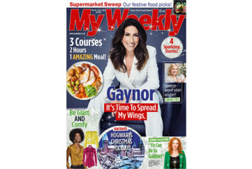 Cover of My Weekly latest issue November 26 with Gaynor Faye and 2-hour Christmas dinner