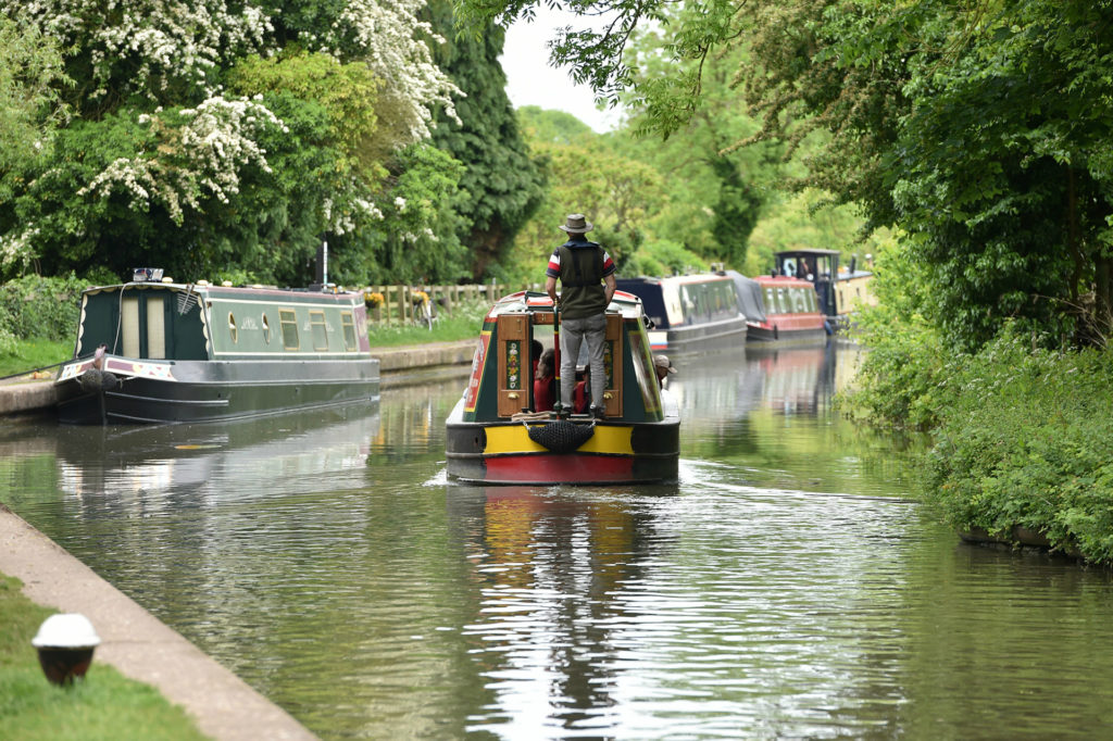 Canal boats on Braunston Canal