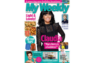 Cover of My Weekly Jan 14 with Jenny Agutter and Pinch of Nom Light recipes