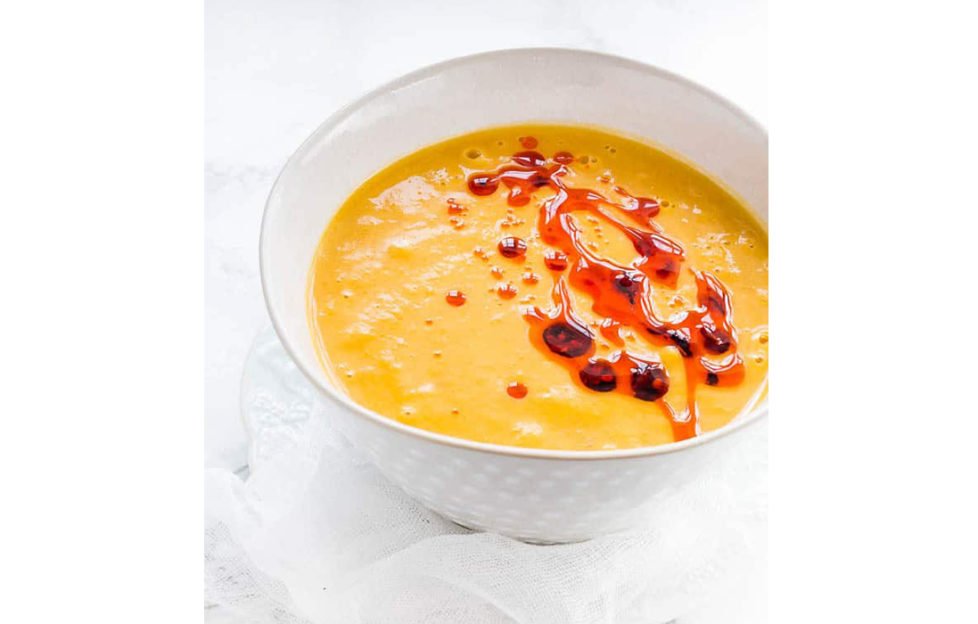 Sweet potato and carrot soup